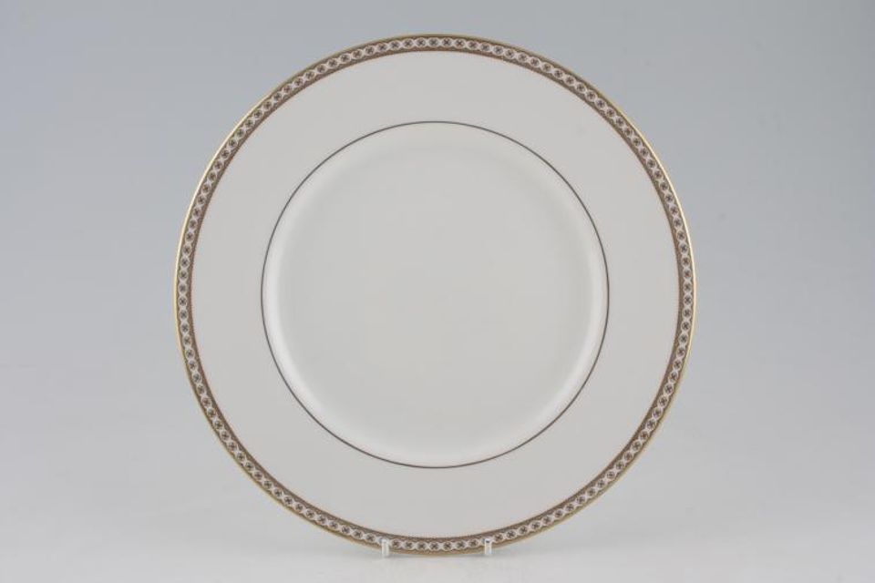 Wedgwood Ulander - Gold Dinner Plate Gold line inside 10 3/4"