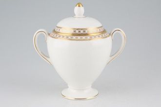 Wedgwood Ulander - Gold Sugar Bowl - Lidded (Tea) Tall