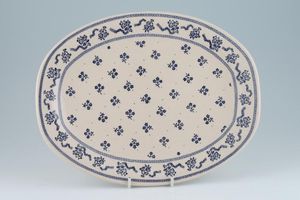 Laura Ashley/Johnson Bros Petite Fleur - Blue Oval Platter