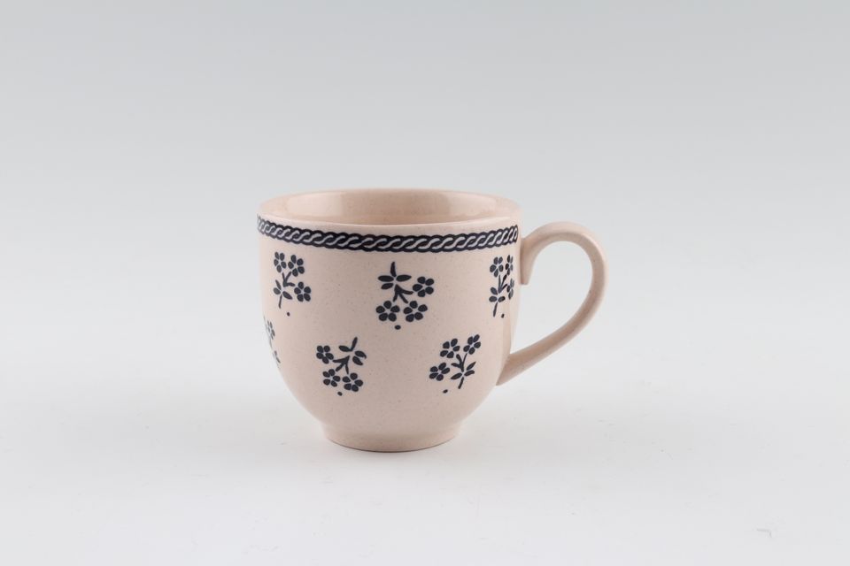 Laura Ashley/Johnson Bros Petite Fleur - Blue Coffee Cup 2 3/8" x 2 1/8"