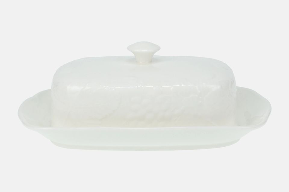 Wedgwood Strawberry and Vine Butter Dish + Lid