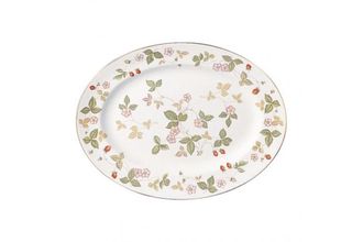Wedgwood Wild Strawberry Oval Platter 14"