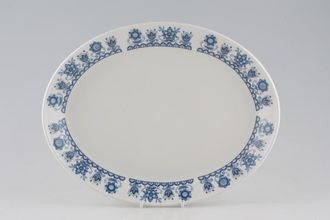 Sell Johnson Brothers Tudor Blue Oval Platter 12 1/4"