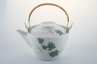 Noritake Wild Ivy Teapot wood and metal handle 2pt