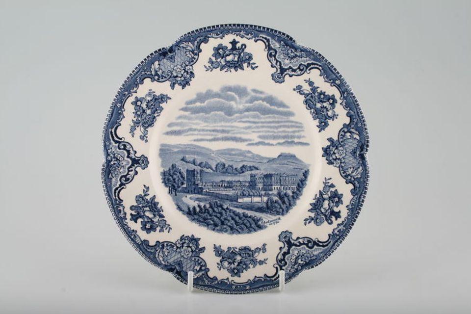 Johnson Brothers Old Britain Castles - Blue Salad/Dessert Plate Chatsworth 7 7/8"