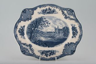 Johnson Brothers Old Britain Castles - Blue Oval Platter Cambridge 11 5/8"