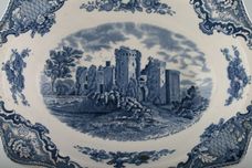 Johnson Brothers Old Britain Castles - Blue Vegetable Dish (Open) Ragland Castle 9" thumb 2