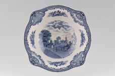 Johnson Brothers Old Britain Castles - Blue Serving Bowl square edged, Ruthin Castle 8 1/2" thumb 1