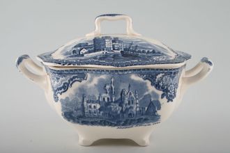 Johnson Brothers Old Britain Castles - Blue Sugar Bowl - Lidded (Tea)