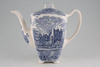 Johnson Brothers Old Britain Castles - Blue Coffee Pot Blarney Castle 2 1/2pt