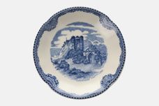 Johnson Brothers Old Britain Castles - Blue Coffee Saucer Carisbrooke Castle 4 1/2" thumb 1