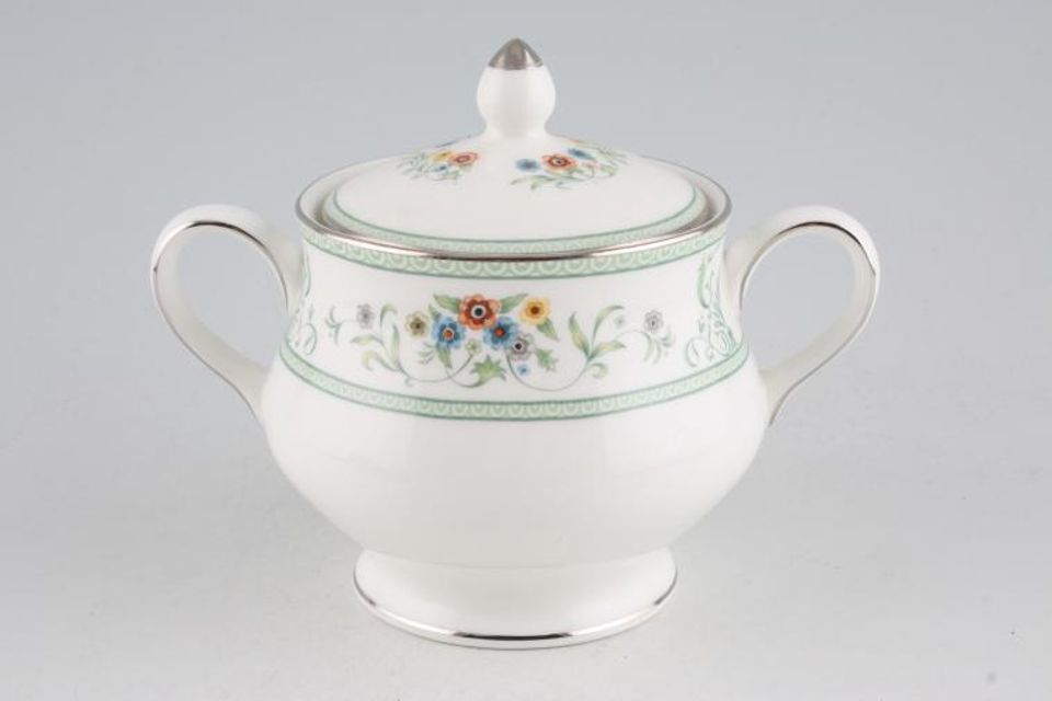 Wedgwood Agincourt Green - R4471 Sugar Bowl - Lidded (Tea)