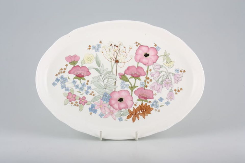 Wedgwood Meadow Sweet Tray (Giftware) oval - dressing table 9 1/2"