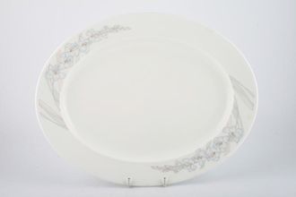 Sell Wedgwood Ice Flower Oval Platter 14 1/4"