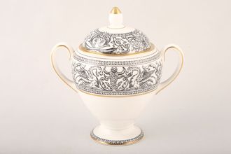 Sell Wedgwood Florentine - Black - W4312 Sugar Bowl - Lidded (Tea) footed