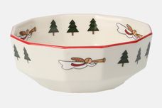 Masons Christmas Village Bowl (Giftware) 12 sides 4 1/2" x 1 3/4" thumb 1