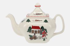Masons Christmas Village Teapot 2 1/4pt thumb 1