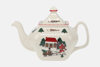 Masons Christmas Village Teapot 2 1/4pt