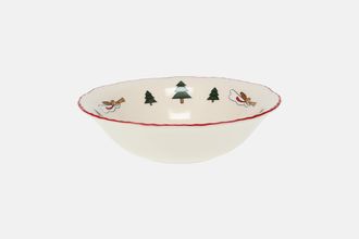 Masons Christmas Village Soup / Cereal Bowl 6 1/8"