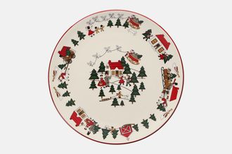 Sell Masons Christmas Village Gateau Plate 12 1/4"