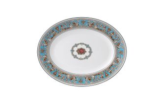 Wedgwood Florentine Turquoise Oval Platter 35cm