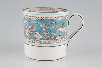 Sell Wedgwood Florentine Turquoise Coffee/Espresso Can Ear shape handle, Fits 5 1/2 " Saucers 2 1/2" x 2 1/2"