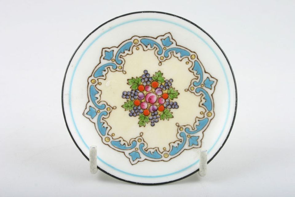 Wedgwood Florentine Turquoise Butter Pat 3 1/4"
