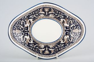Sell Wedgwood Florentine - Navy - W1956 Sauce Boat Stand Plain Centre