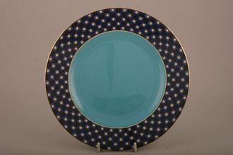 Sell Wedgwood Aphrodite Salad/Dessert Plate Thick band of dot pattern and blue centre 8"