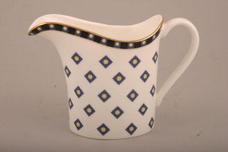 Wedgwood Aphrodite Milk Jug Thin band of dot pattern, also with diamonds and dots 1/3pt