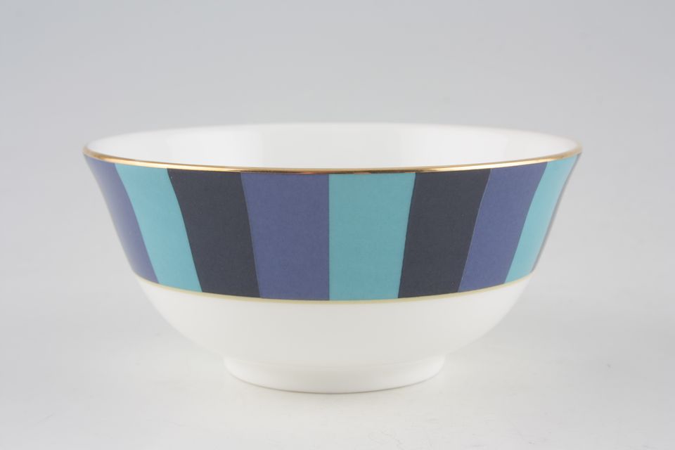 Wedgwood Aphrodite Sugar Bowl - Open (Tea) Thick band of stripe pattern 4 1/2"