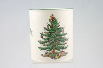 Sell Spode Christmas Tree Money Box cylindrical 4 1/4" x 4 3/4"