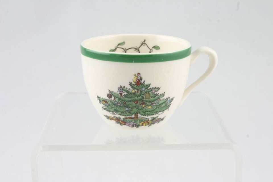 Spode Christmas Tree Teacup 3 3/8" x 2 3/8"