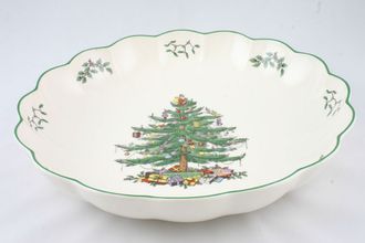 Sell Spode Christmas Tree Serving Bowl fluted, shallow 12 1/4"
