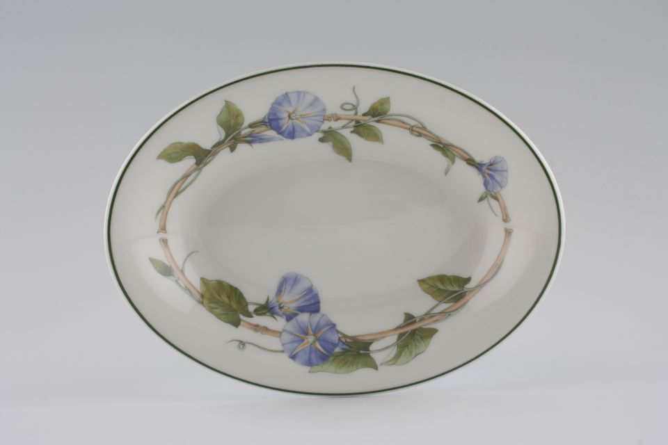 Wedgwood Blue Delphi Sauce Boat Stand