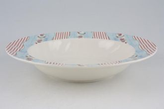 Sell Johnson Brothers Farmhouse Chic Rimmed Bowl Silky Stripe 8 5/8"