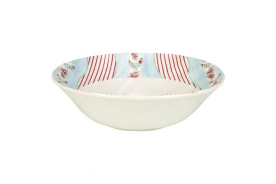 Johnson Brothers Farmhouse Chic Soup / Cereal Bowl Silky Stripe 6"