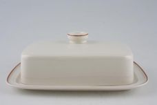 Wedgwood Peach - Sterling Shape Butter Dish + Lid thumb 1