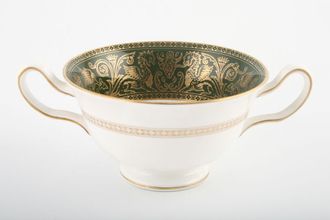 Wedgwood Florentine - Arras Green - W4170 Soup Cup 2 Handle