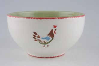 Sell Johnson Brothers Farmhouse Chic Bowl Deep - Green Inside 6"