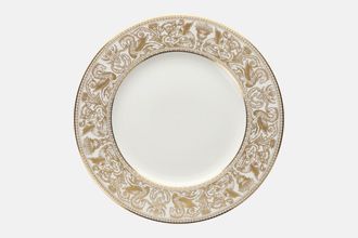Wedgwood Florentine - Gold - Black Urn Backstamp - W4219 Dinner Plate 10 3/4"