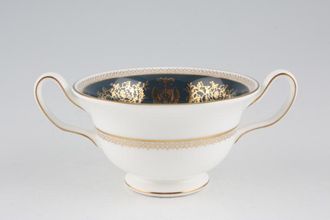Wedgwood Columbia - Blue + Gold R4509 Soup Cup 2 handles