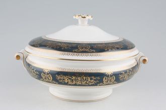 Wedgwood Columbia - Blue + Gold R4509 Vegetable Tureen with Lid