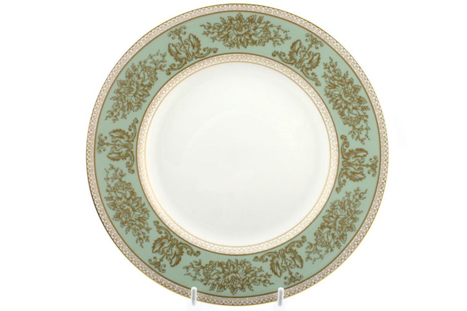 Wedgwood Columbia - Sage Green and Gold Dinner Plate 10 3/4"