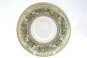 Wedgwood Columbia - Sage Green and Gold Soup Cup Saucer