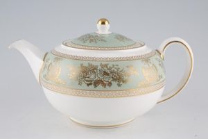 Wedgwood Columbia - Sage Green and Gold Teapot