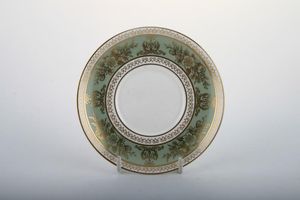 Wedgwood Columbia - Sage Green and Gold Coffee Saucer