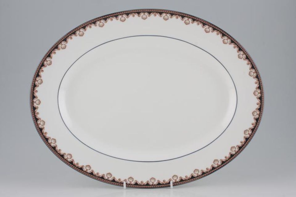 Wedgwood Medici Oval Platter 15 3/8"