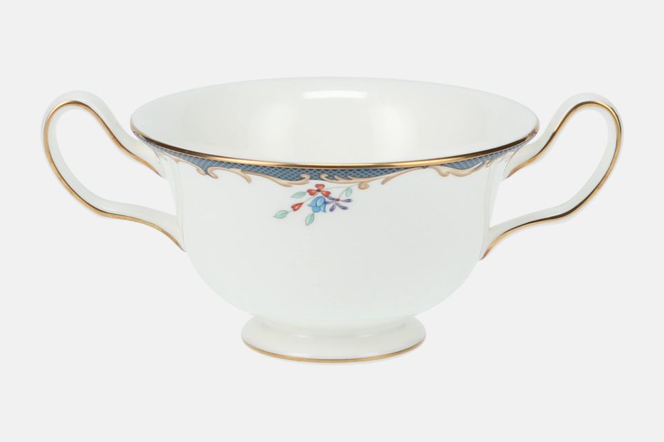 Wedgwood Chartley Soup Cup Pattern outside, two handles