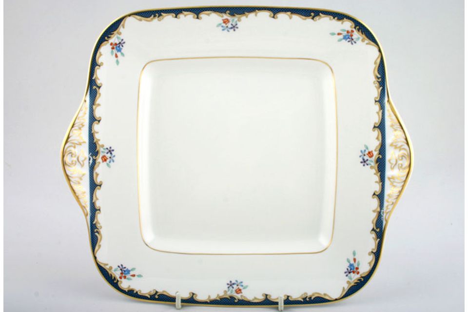 Wedgwood Chartley Cake Plate square 10 3/4" x 9 1/2"
